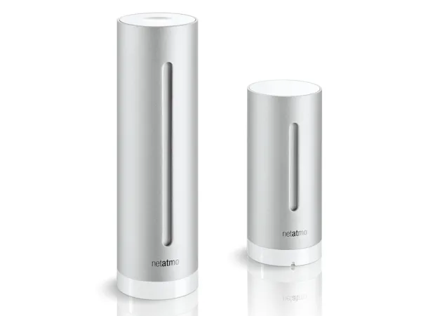 Netatmo NWS01-EC, Aluminium, Indendørs barometer, Indendørs hygrometer, Indendørs termometer, Udendørs barometer, Udendørs..., Barometer, Hygrometer, Termometer, Barometer, Hygrometer, Termometer, Aluminium, Plast, 260 - 1160 kPa