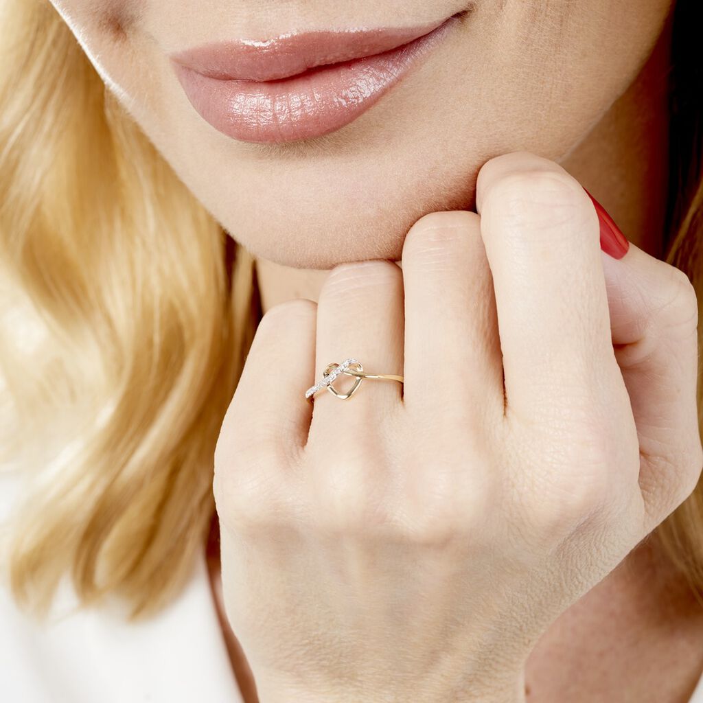 Bague Mona-lisa Or Jaune Diamants