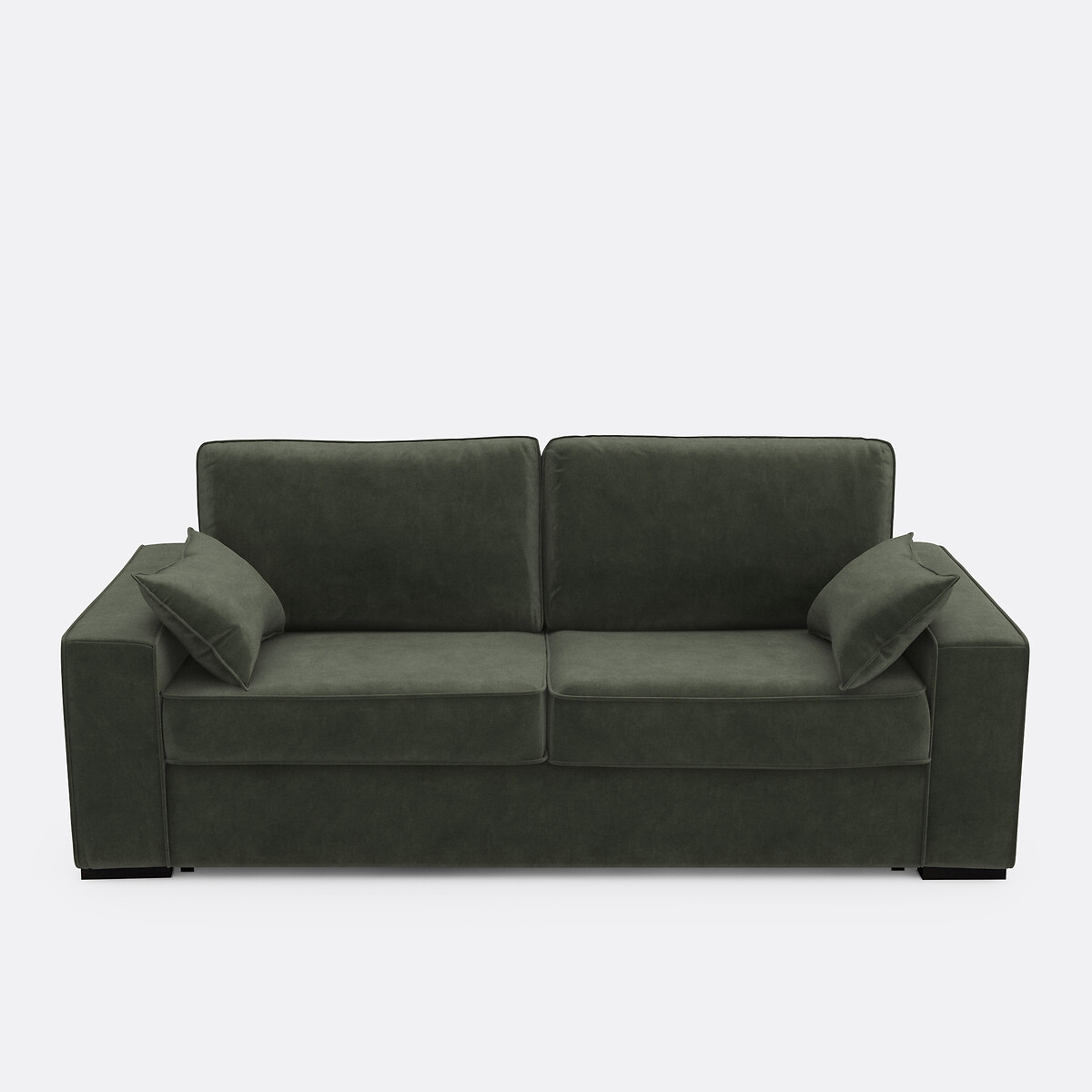LA REDOUTE INTERIEURS<br>Sofá-cama de veludo, Bultex Cécilia