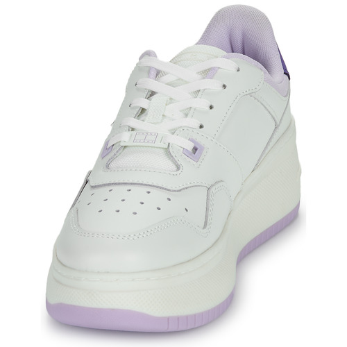 Tommy Jeans - TJW RETRO BASKET FLATFORM ESS Blanco / Azul