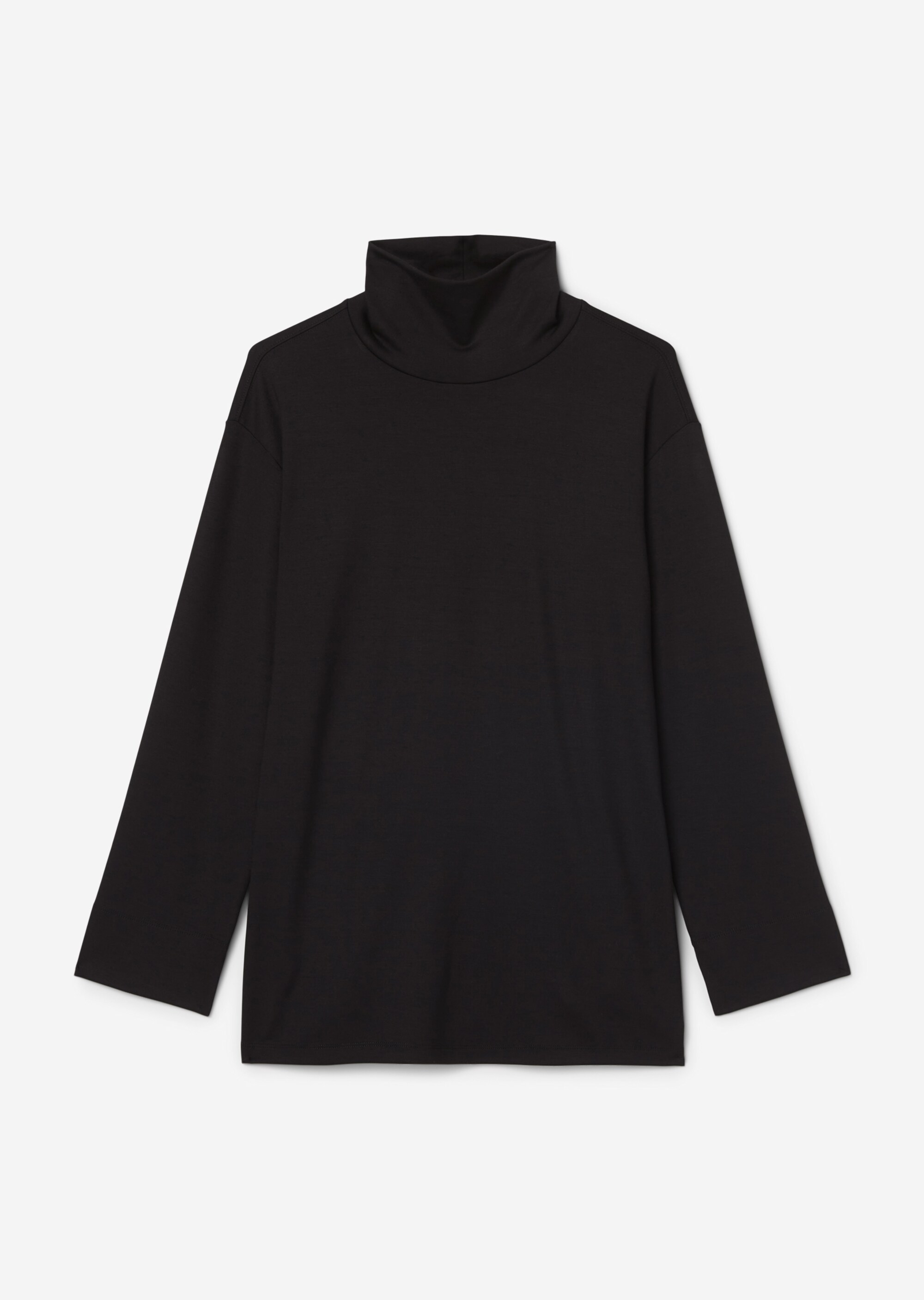 Turtleneck-Sweatshirt relaxedaus TENCEL™ Modal