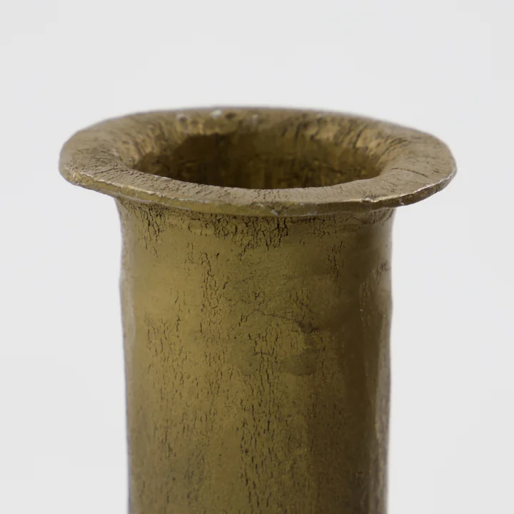 House Doctor - Ticca Kerzenständer, H16 cm, Antik-Gold