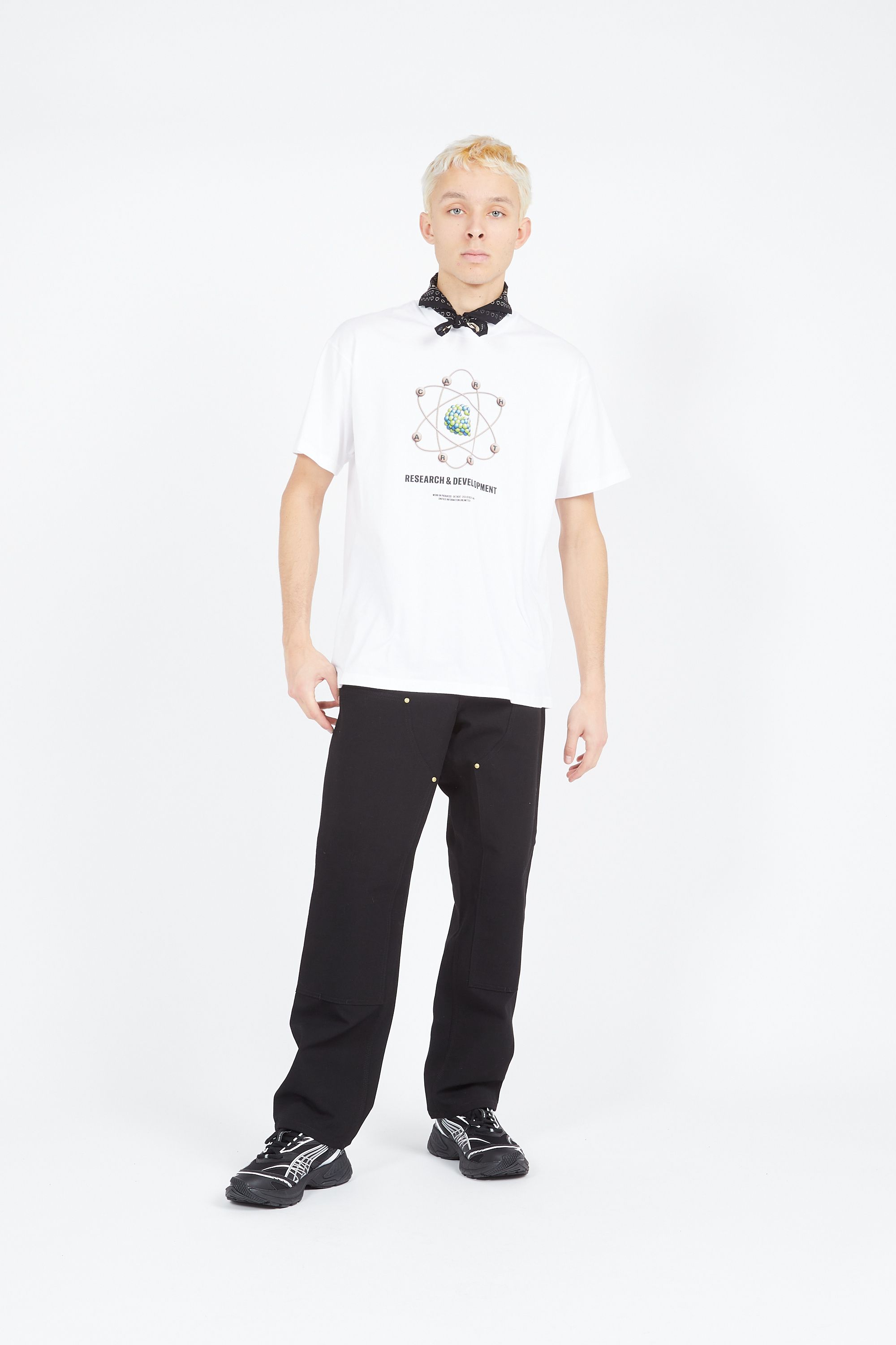 CARHARTT WIP T-shirt S/S R&D T-Shirt Blanc