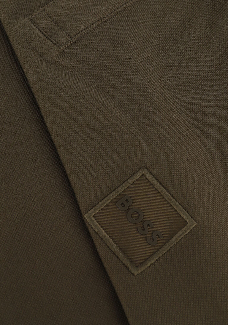 BOSS groene boss polo passertip