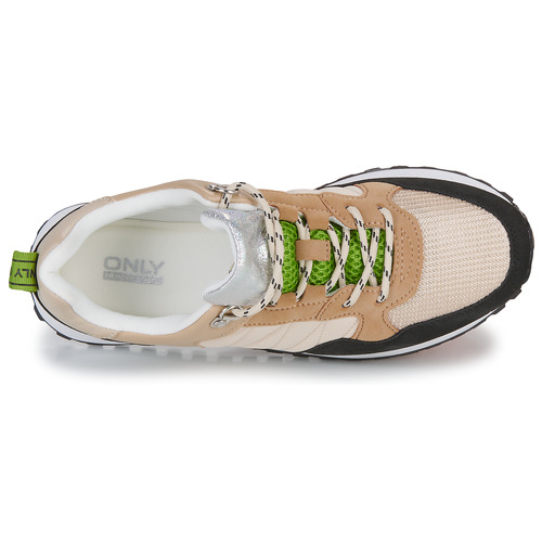 Only - ONLSAHEL-11 PU SNEAKER - Noir / Beige
