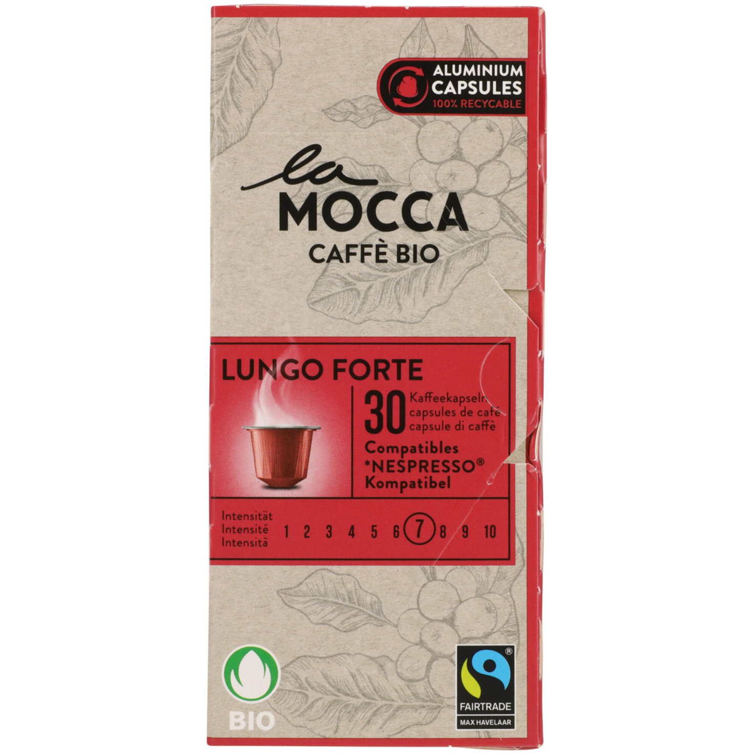 La Mocca Bio Lungo Forte 30Caps - Nespresso® kompatibel