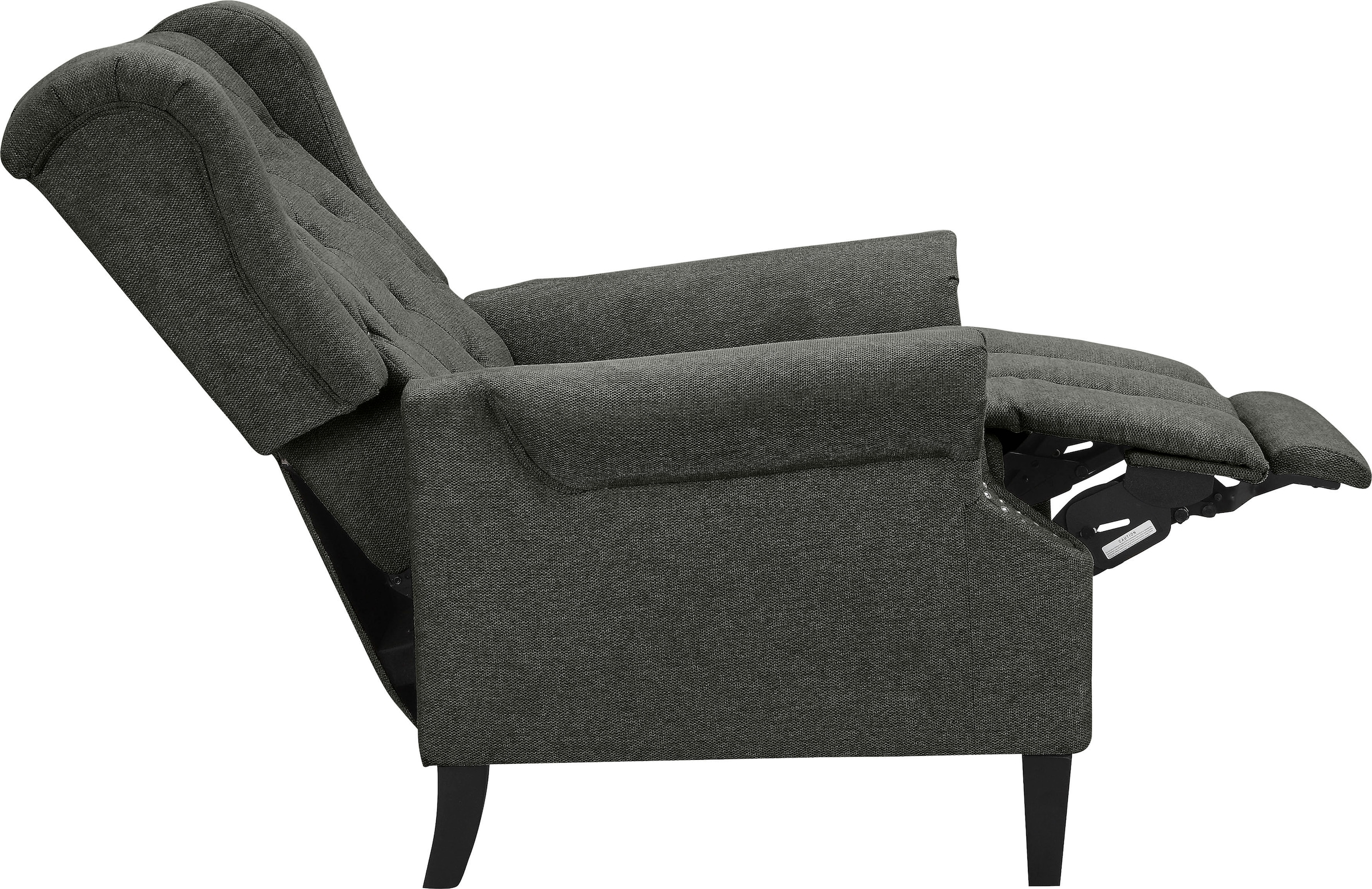 Home affaire Ohrensessel »Childebert« 1 Stk. tlg. mit Verstellung, Sitz und Rücken gepolstert, Sitzhöhe 49,5 cm