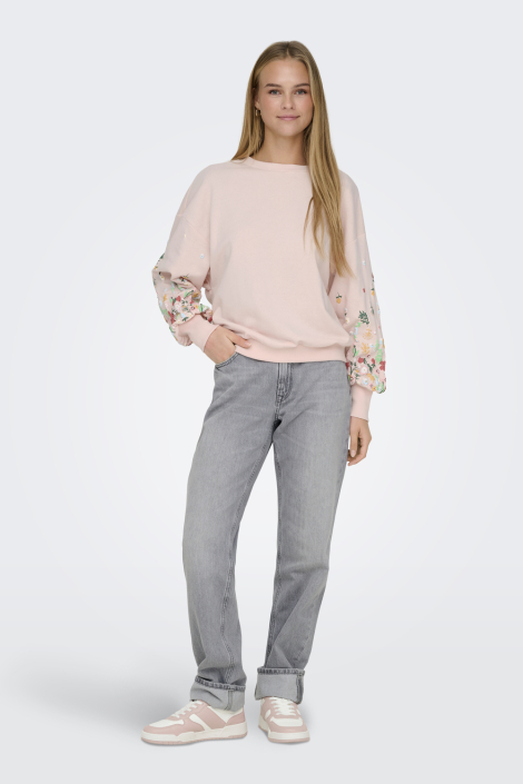 Only roze dames sweater