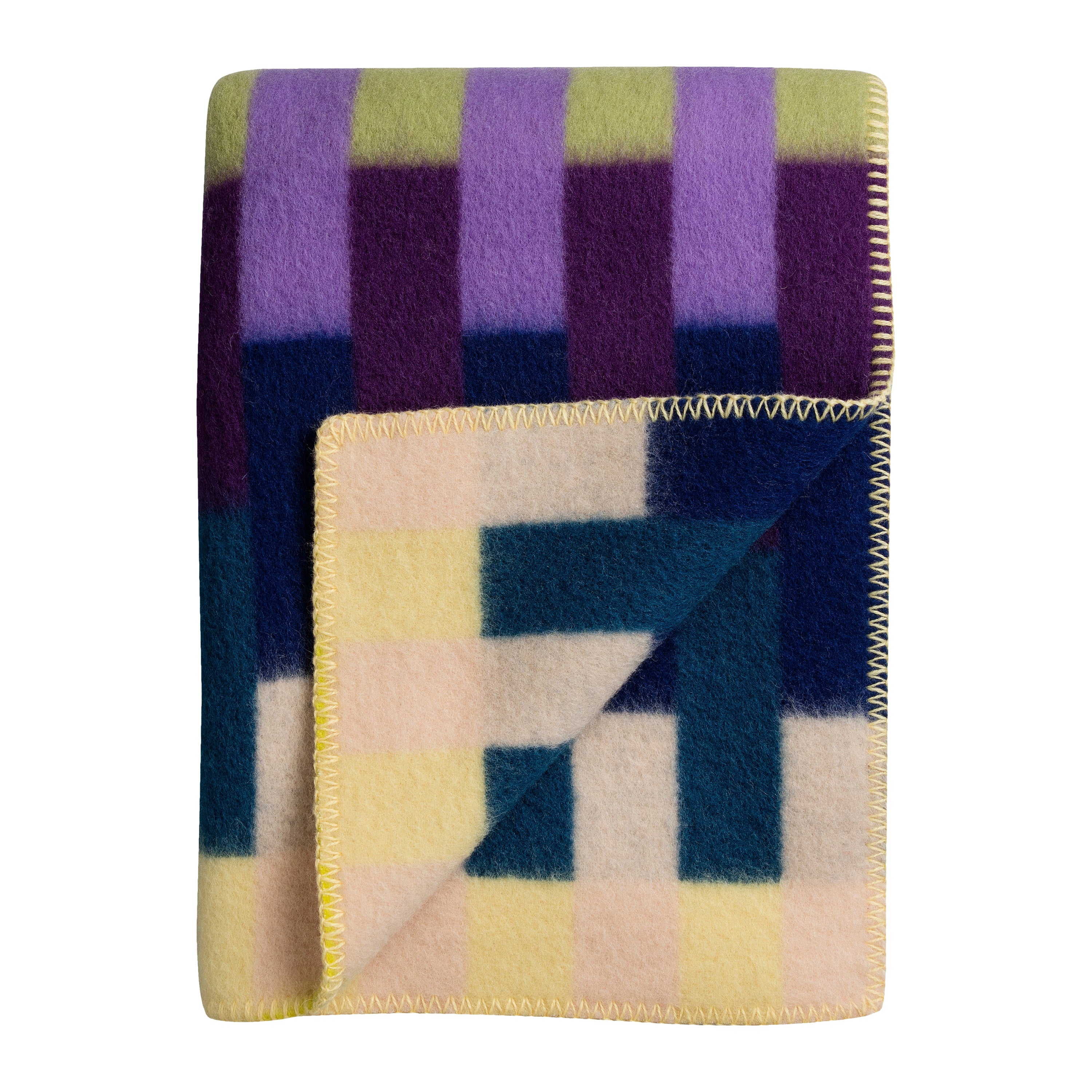 RÃ¸ros Tweed Ãsmund Plaid - Bold Geel / Blauw