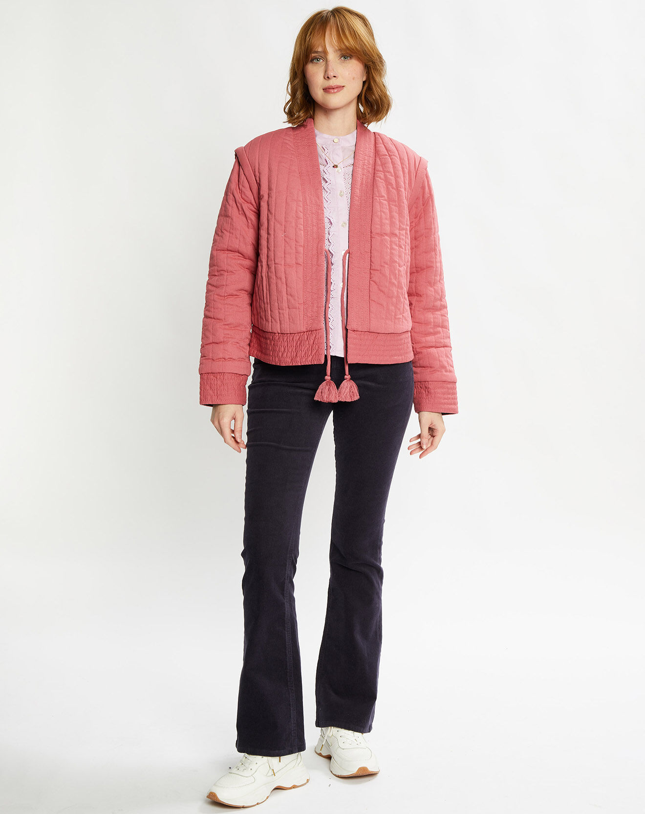 Scotch & Soda Veste Réversible Quilted noir/rose
