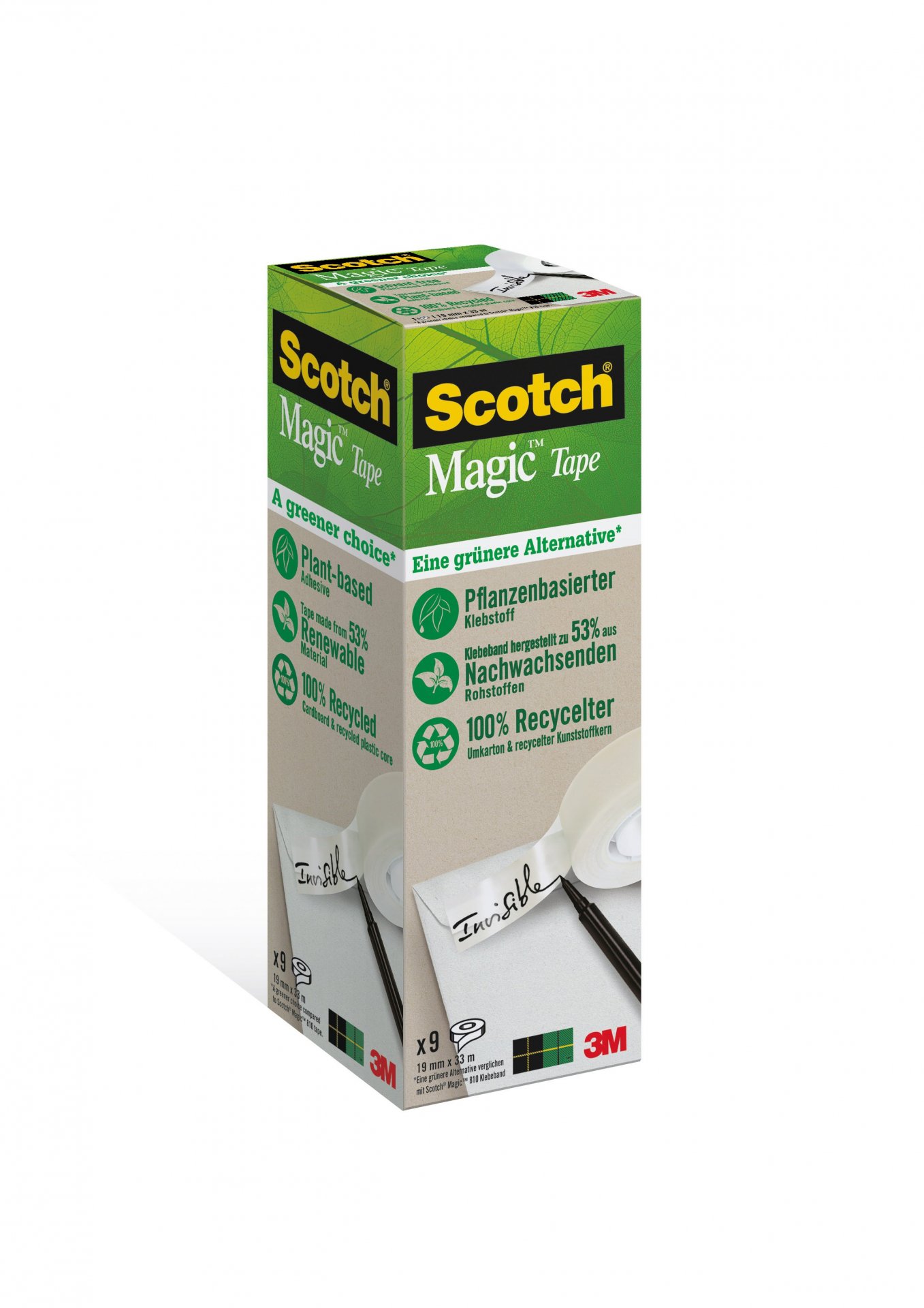 3M Scotch Magic Tape 900 (grau), recycled
