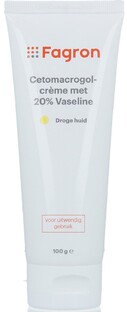 Fagron Cetomacrogolcrème met 20% Vaseline 100GR