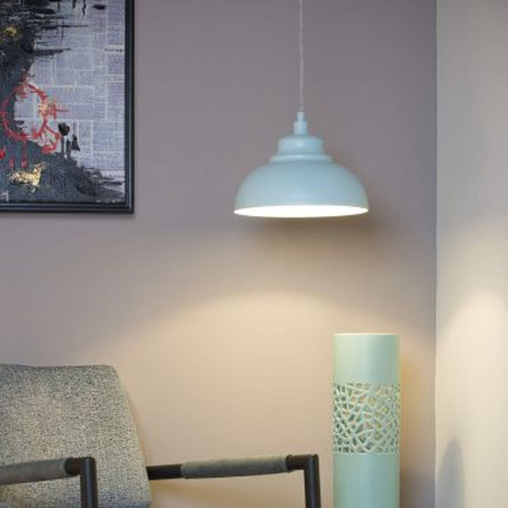 Blauwe hanglamp Isla, E14