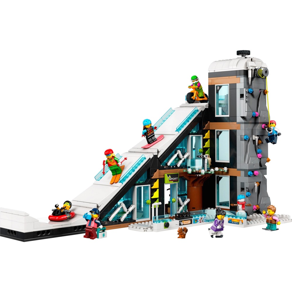 LEGO City 60366 Ski- und Kletterzentrum Spielzeug-Wintersportset