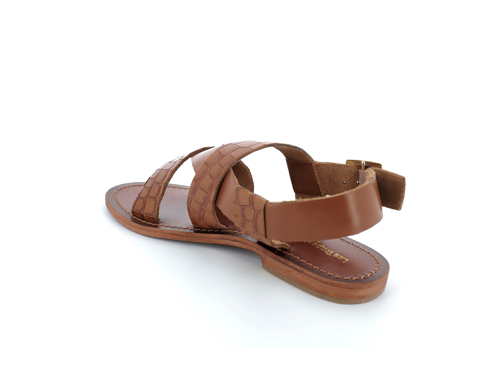 Les tropeziennes-OCEAN Cuir Marron Clair