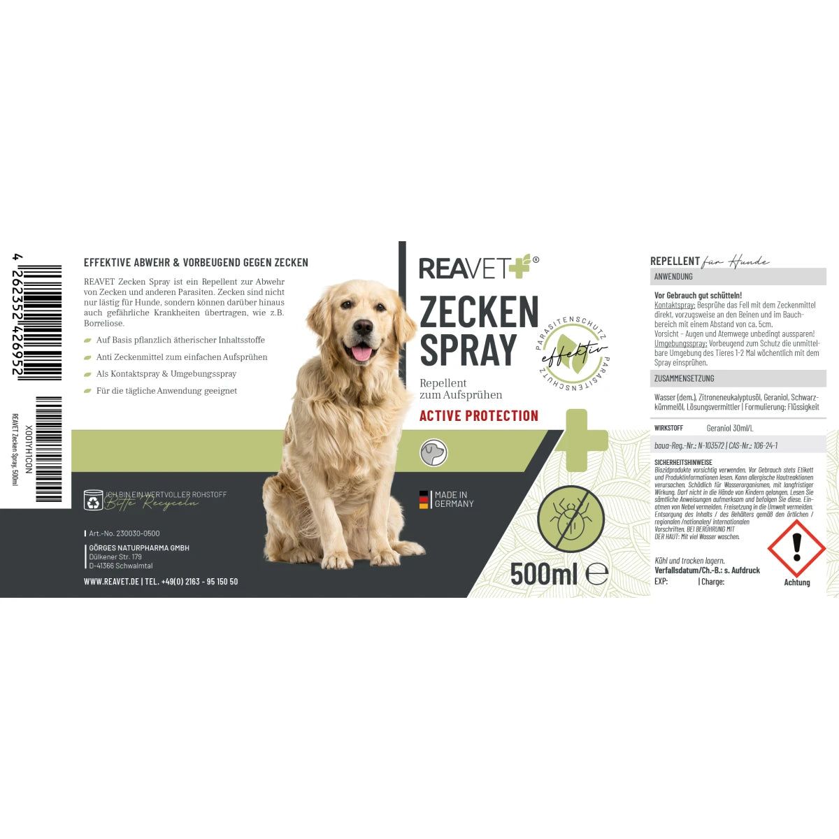 Zeckenspray - ReaVET