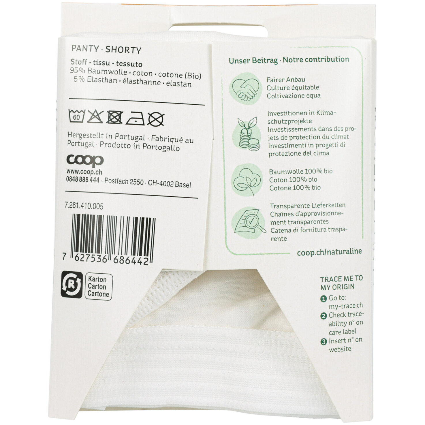 Naturaline TextilDamen Panty weiss S