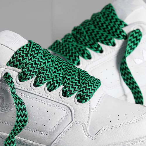 Baskets NY 90 Cloud White Core Black x Superlaced Gros Lacet Vert