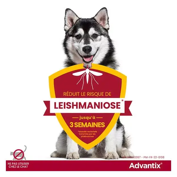 Advantix Solução para Tratamento de Pulgas e Carrapatos em Cães de Porte Médio, 10-25kg, 4 pipetas