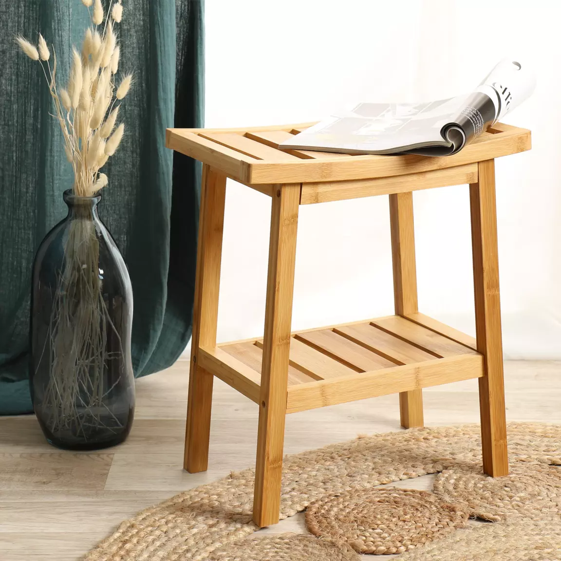 Tabouret de rangement (H46 cm) Harmony Naturel