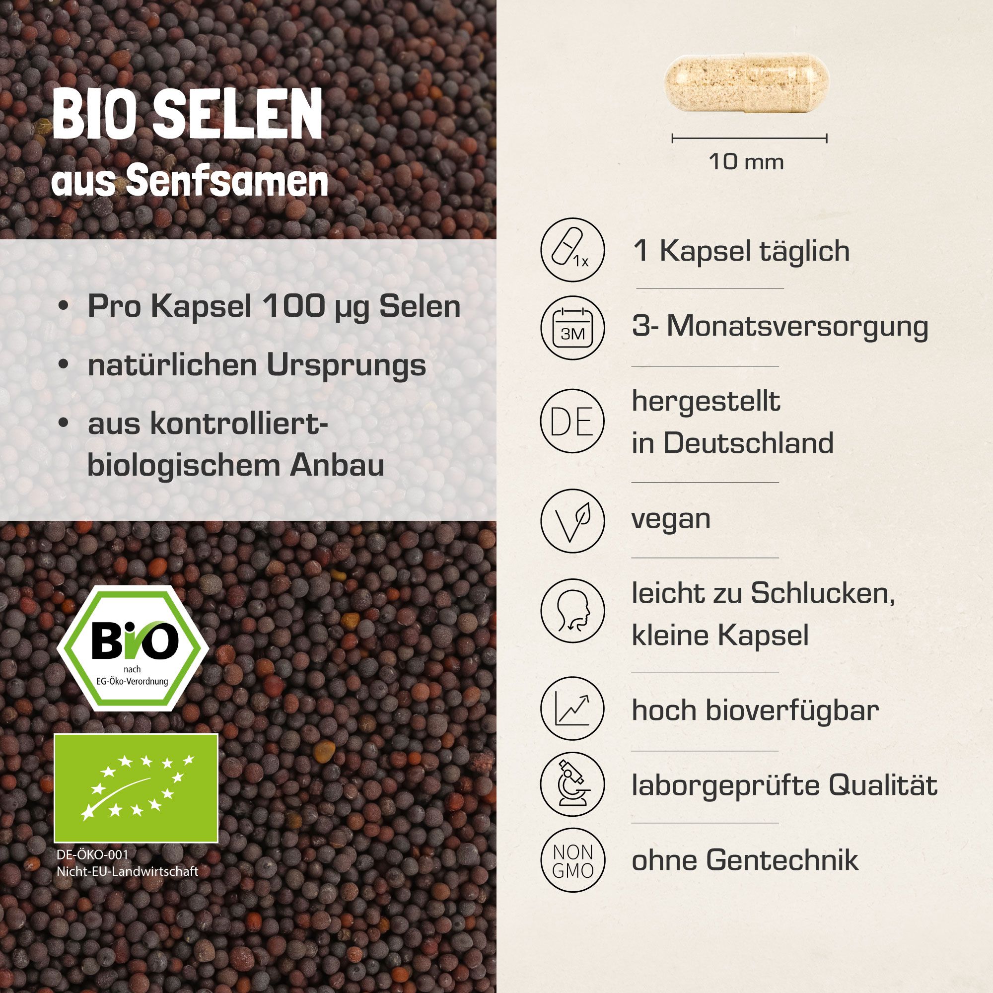 Purabyo Bio Selen Kapseln