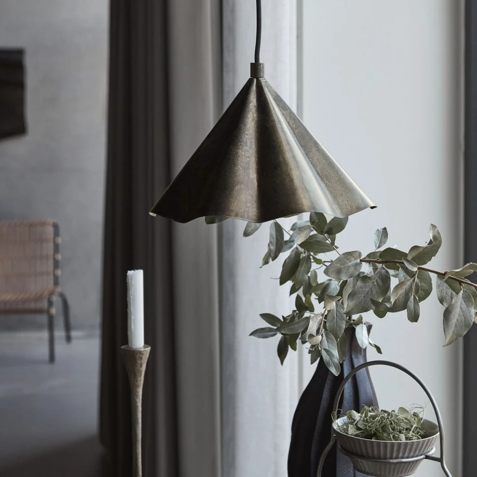 House doctor - Lamp, Flola, Antique brown (203661117)