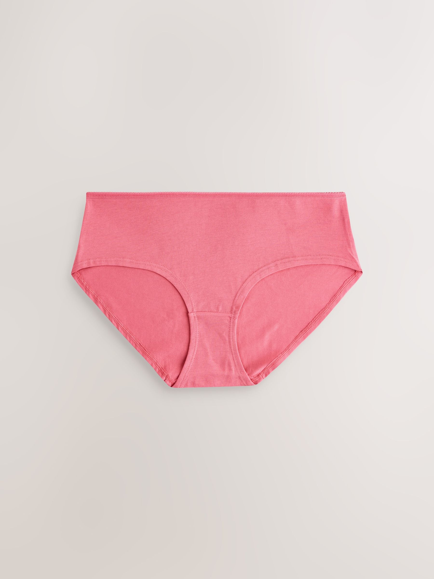 Bessenkleur/roze - Set van 7 slips met hoog katoengehalte