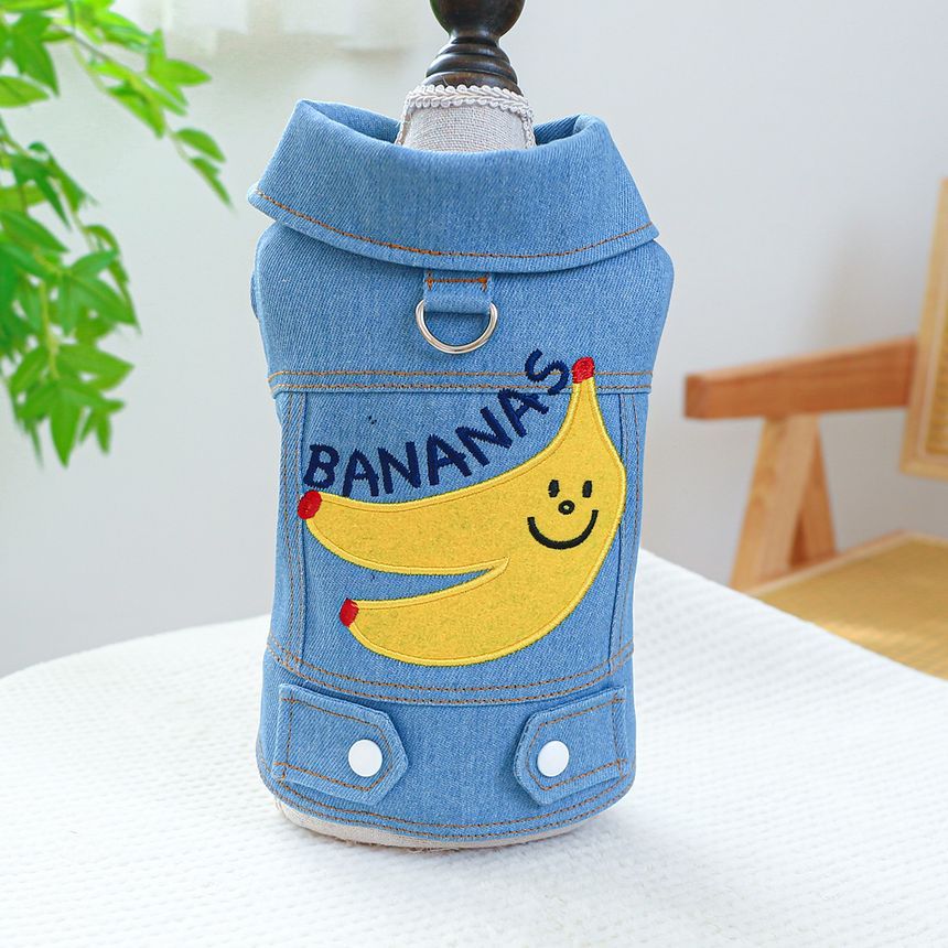 plodeexy - Banana Denim Pet Top