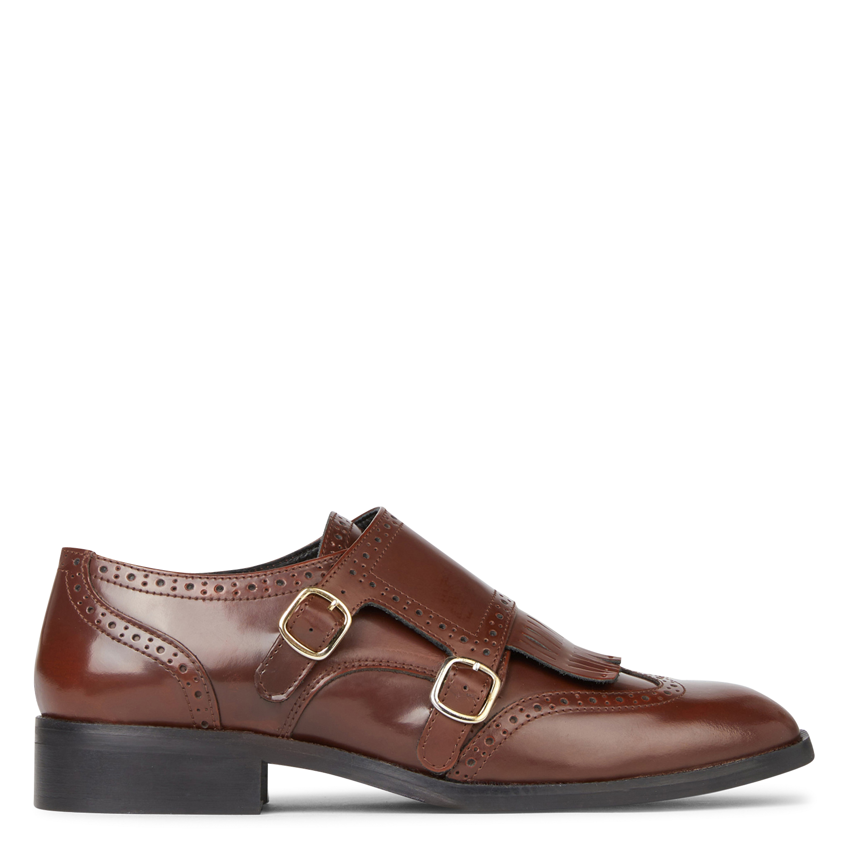 CHANDLER - Derbies en cuir perforé| Marron