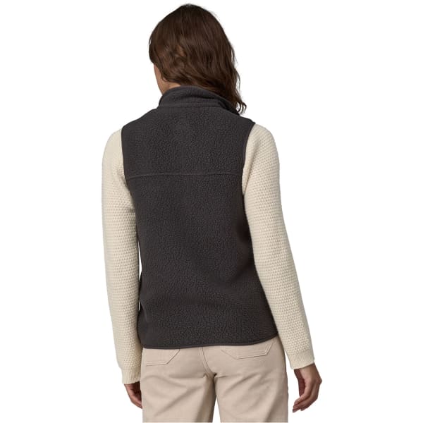 Veste polaire PATAGONIA W'S RETRO PILE VEST INK BLACK