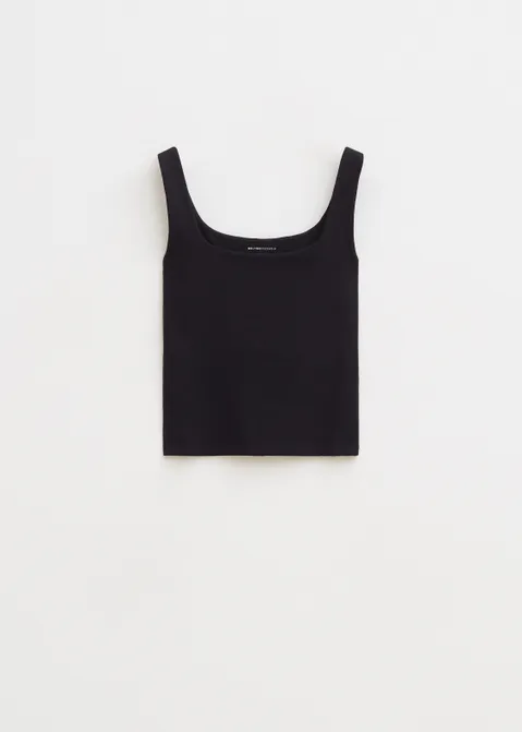 Basic singlet met vierkante hals blauw (BLW.D)