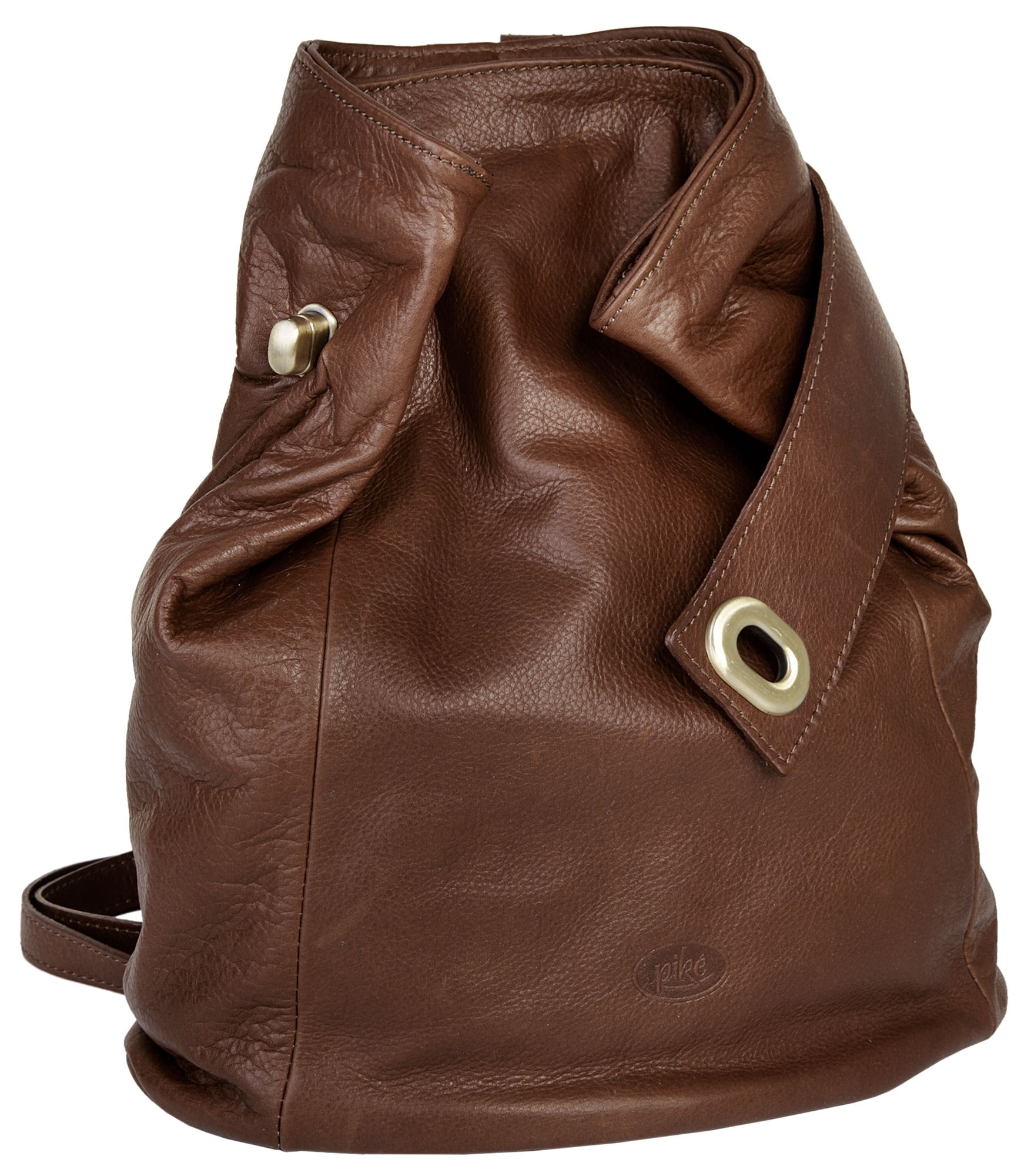 Piké Cityrucksack echt Leder, Made in Italy