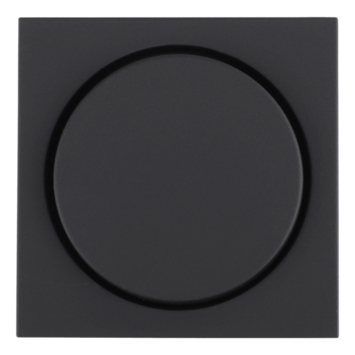 Gira E2 Inbouw Centraalplaat Dimmer Mat Zwart