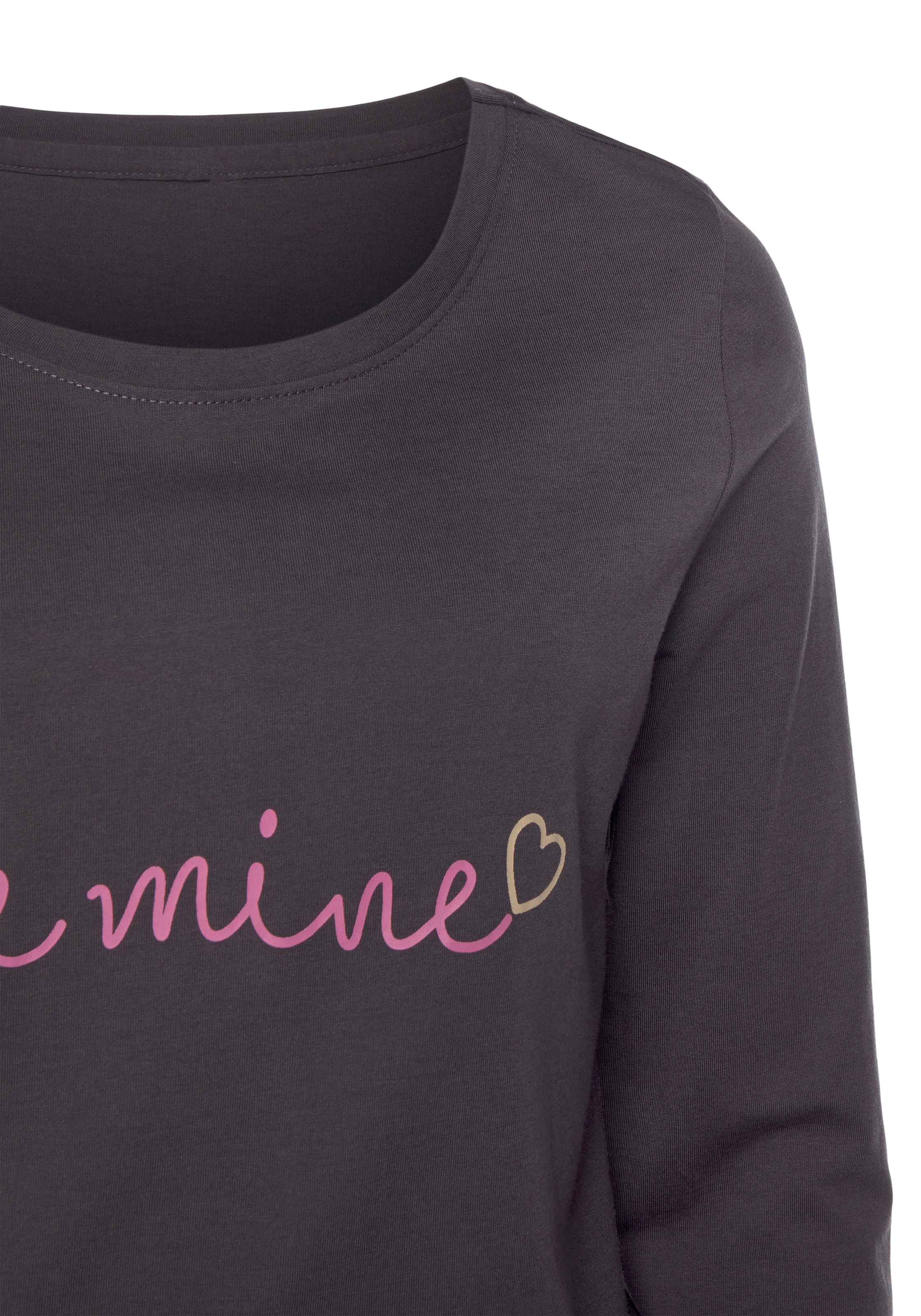 Vivance Dreams Pyjama, 2 Stk. mit Herzchenprint