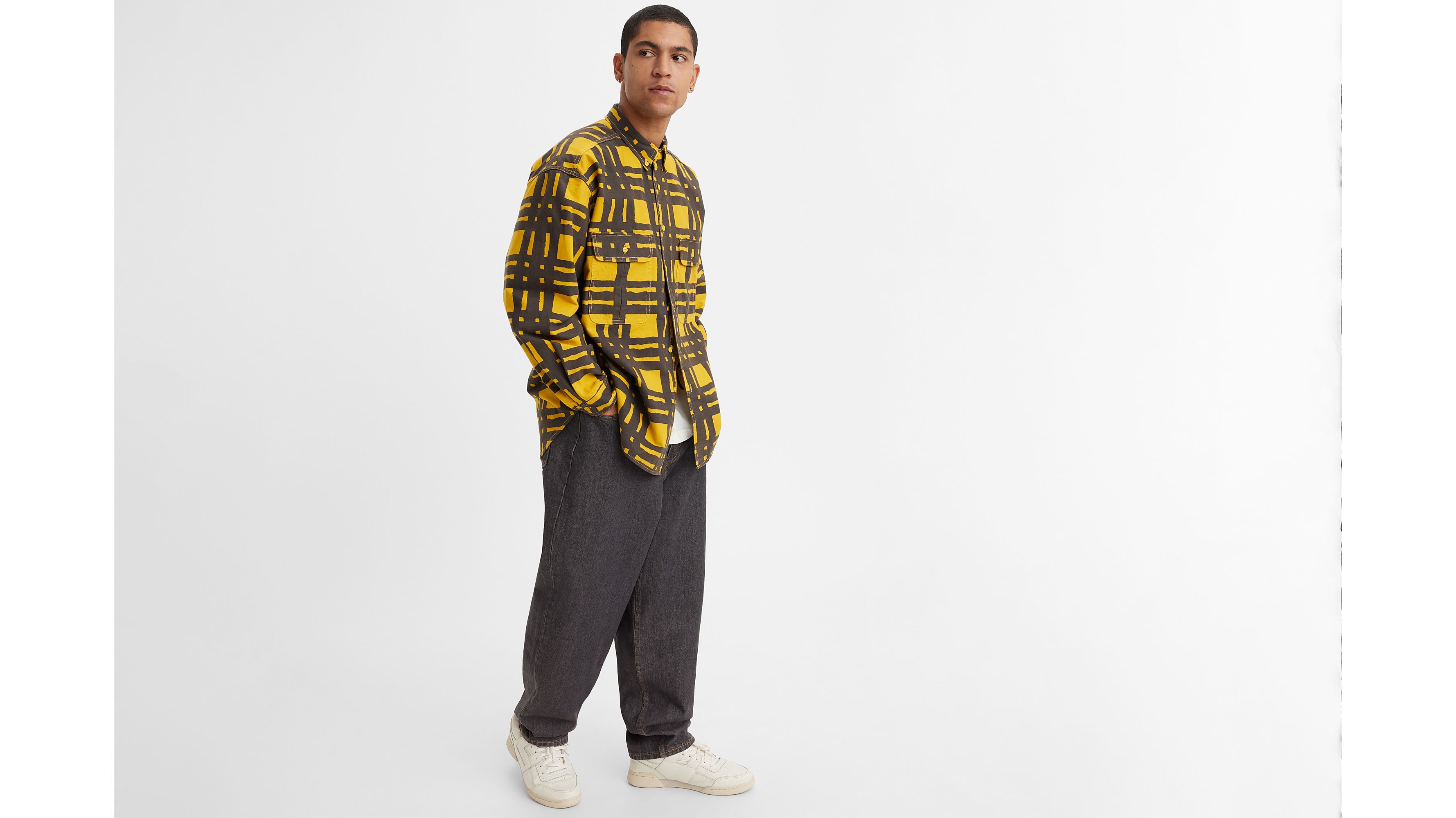 Jean super baggy Levi's® Skateboarding - Black Out Rinse - Noir