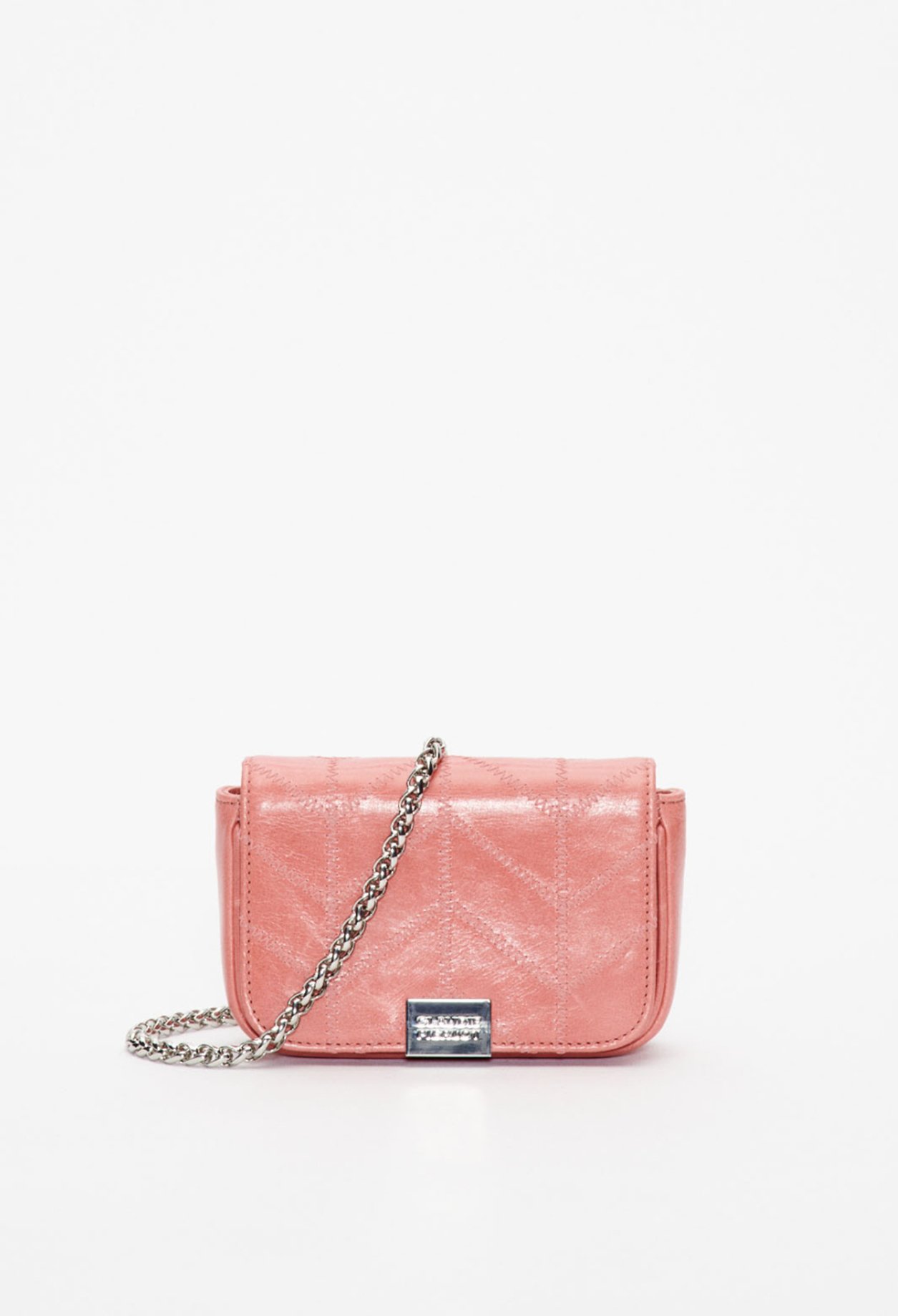 Pochette cuir verni