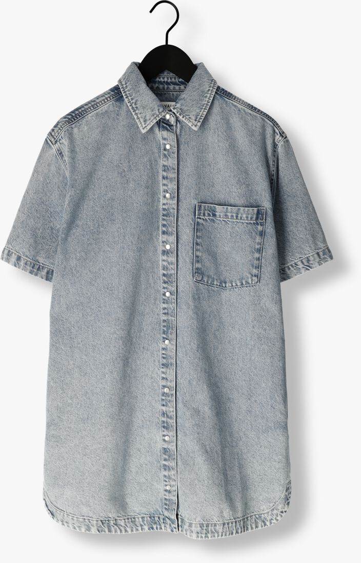 CATWALK JUNKIE blauwe catwalk junkie mini jurk dr biba