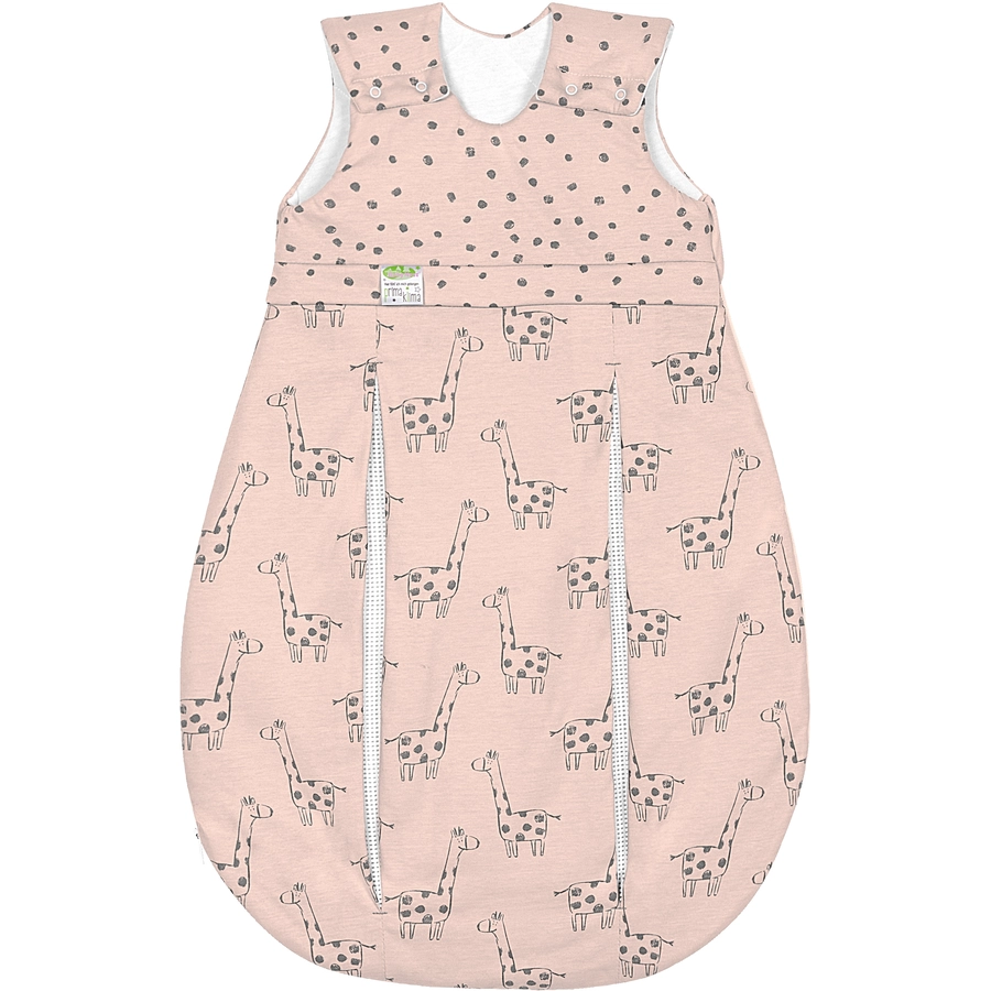 ODENWÄLDER primaklima Jersey-Schlafsack happy giraffe deep forest