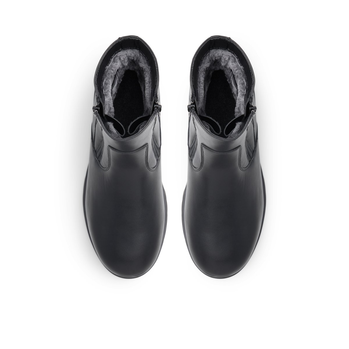 BANFF TRAIL-Asendaron-Bottes d'hiver - Talon plat - Noir