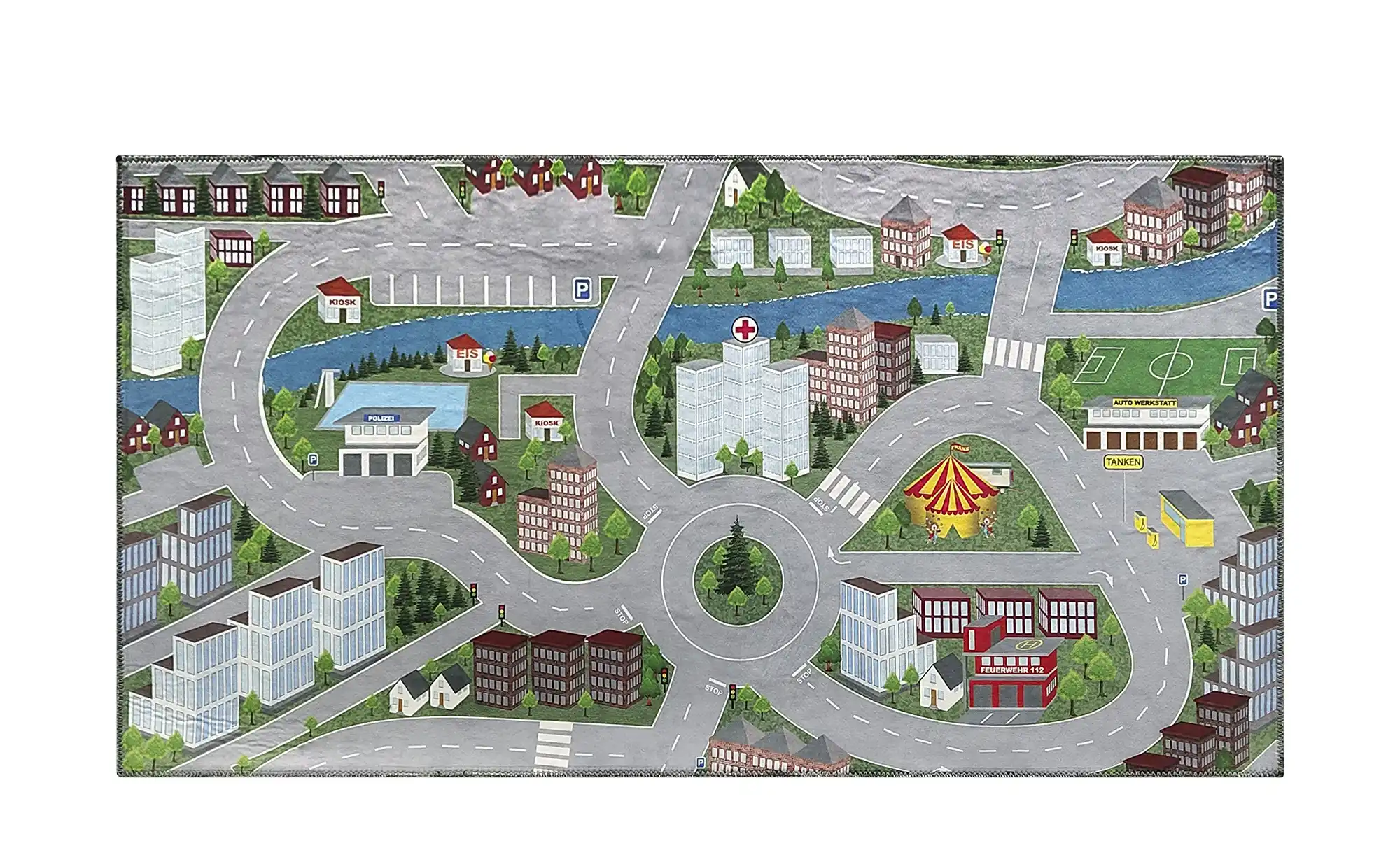 KJUT Straße Spielteppich