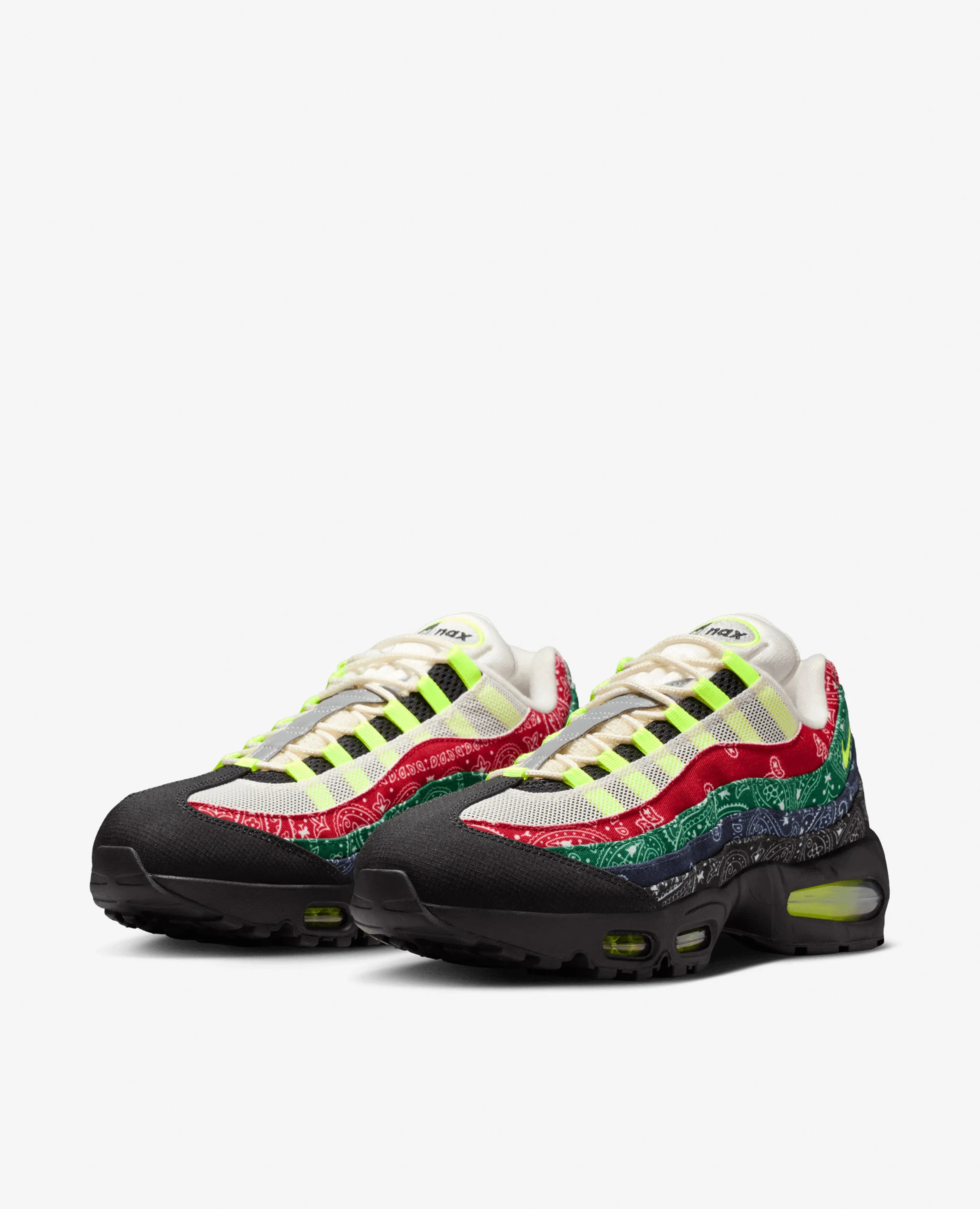 Nike Air Max 95 Sp (Sail/Volight-Universal Red-Sport Green-Black-Midnight Navy)