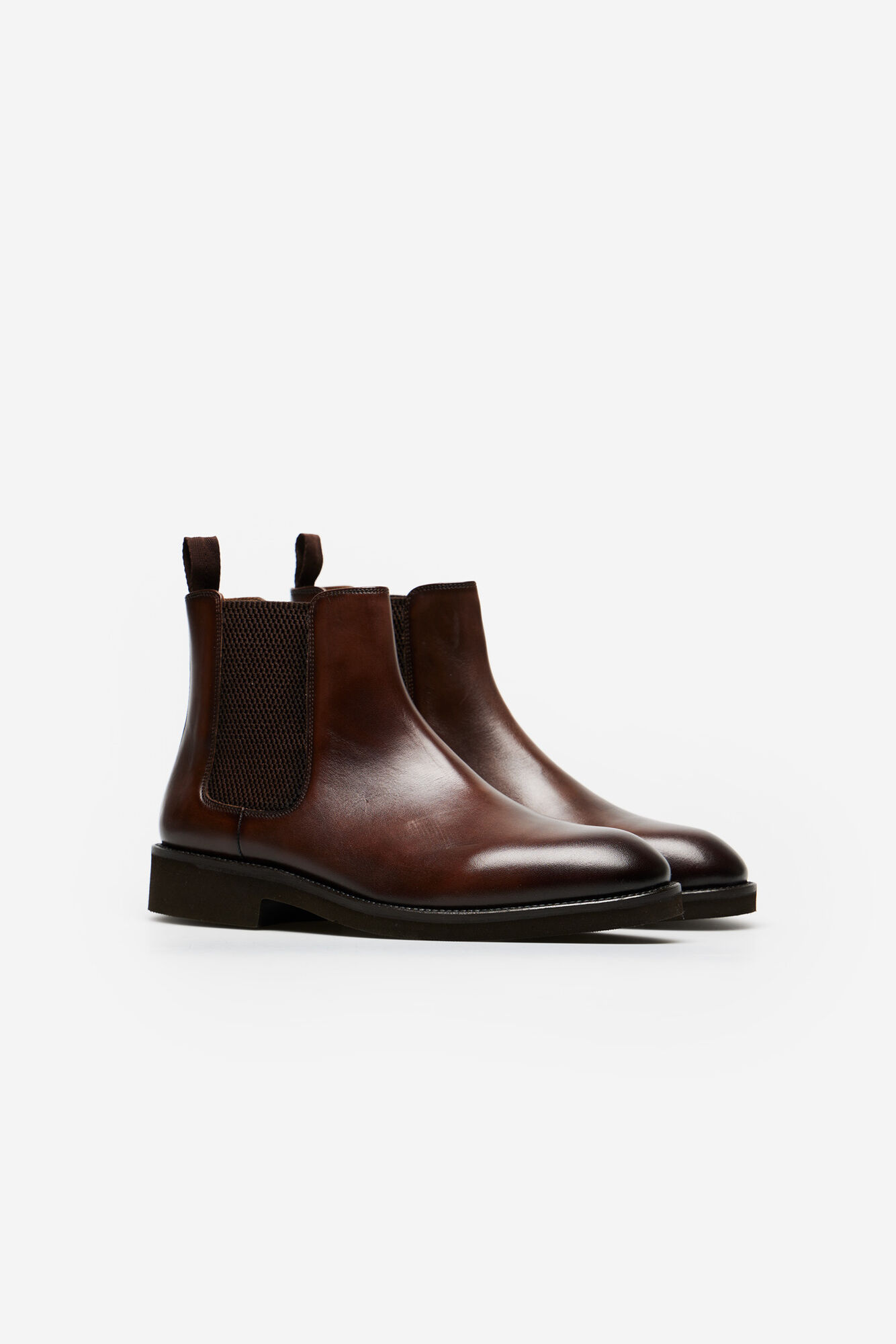 Bota Chelsea de couro