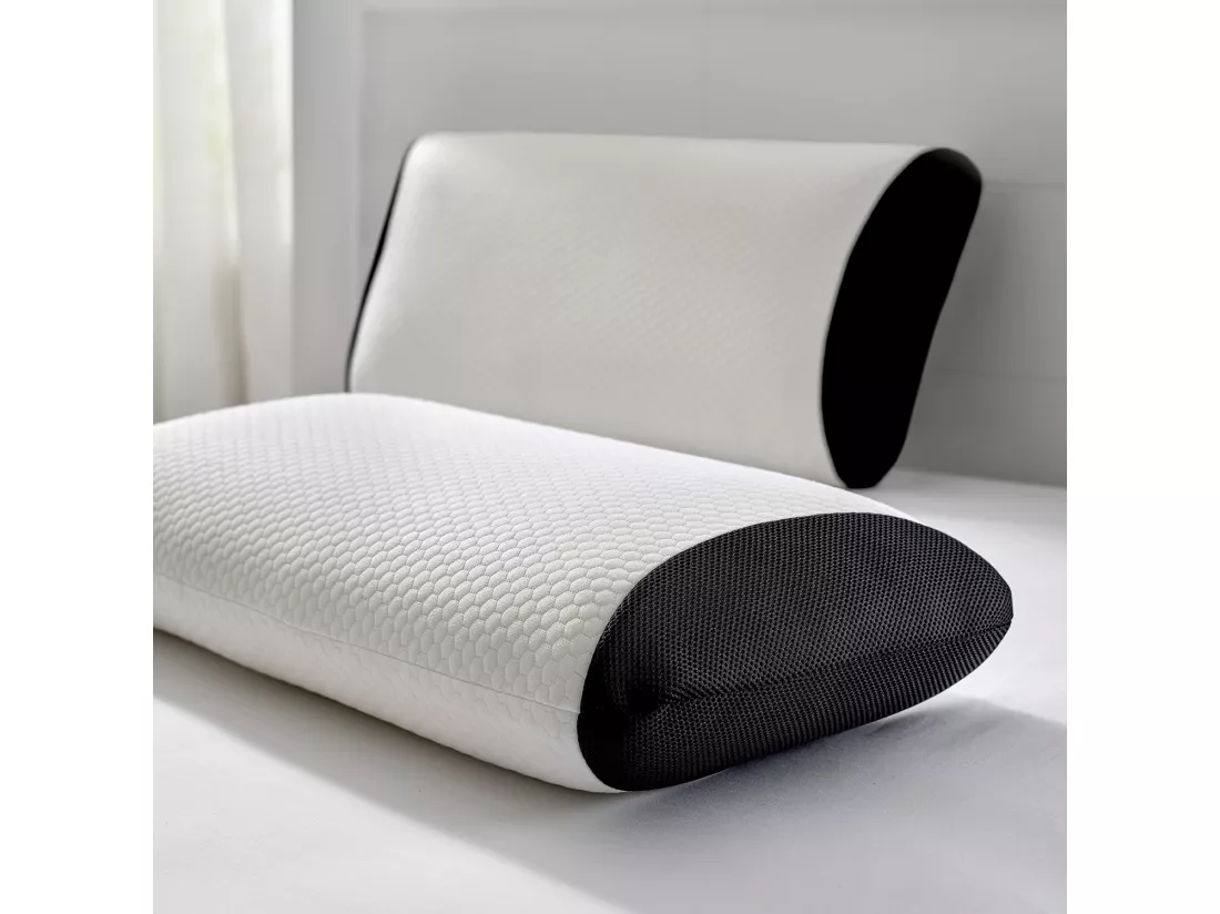 Oreiller visco pour dormir sur le côté avec gel et haute fermeté - STELO