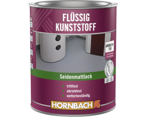 HORNBACH Vloeibaar kunststof RAL 7032 kiezelgrijs 750 ml
