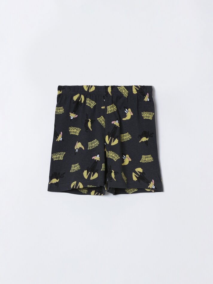 Conjunto de pijama curto estampado Looney Tunes © &™ Warner Bros - Cinza Mesclado