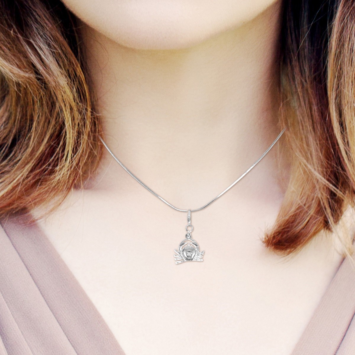 Collier cancer signe du zodiaque SC Crystal