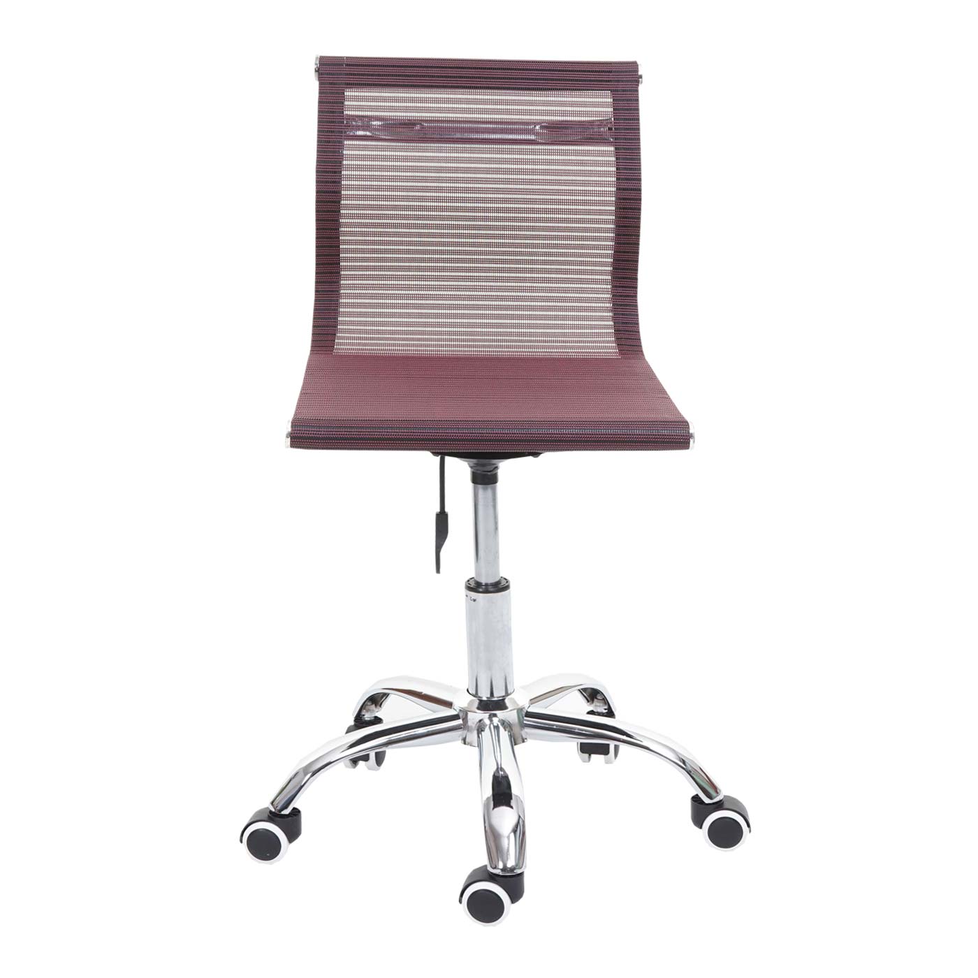 Bürostuhl MCW-K53, Drehstuhl Schreibtischstuhl Computerstuhl, Netzbezug Stoff/Textil ~ weinrot