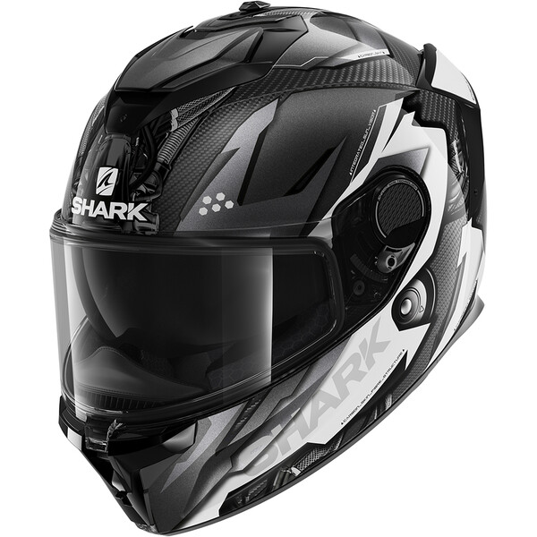 Shark - Casque Spartan GT Carbon Urikan Carbone / Anthracite / Blanc