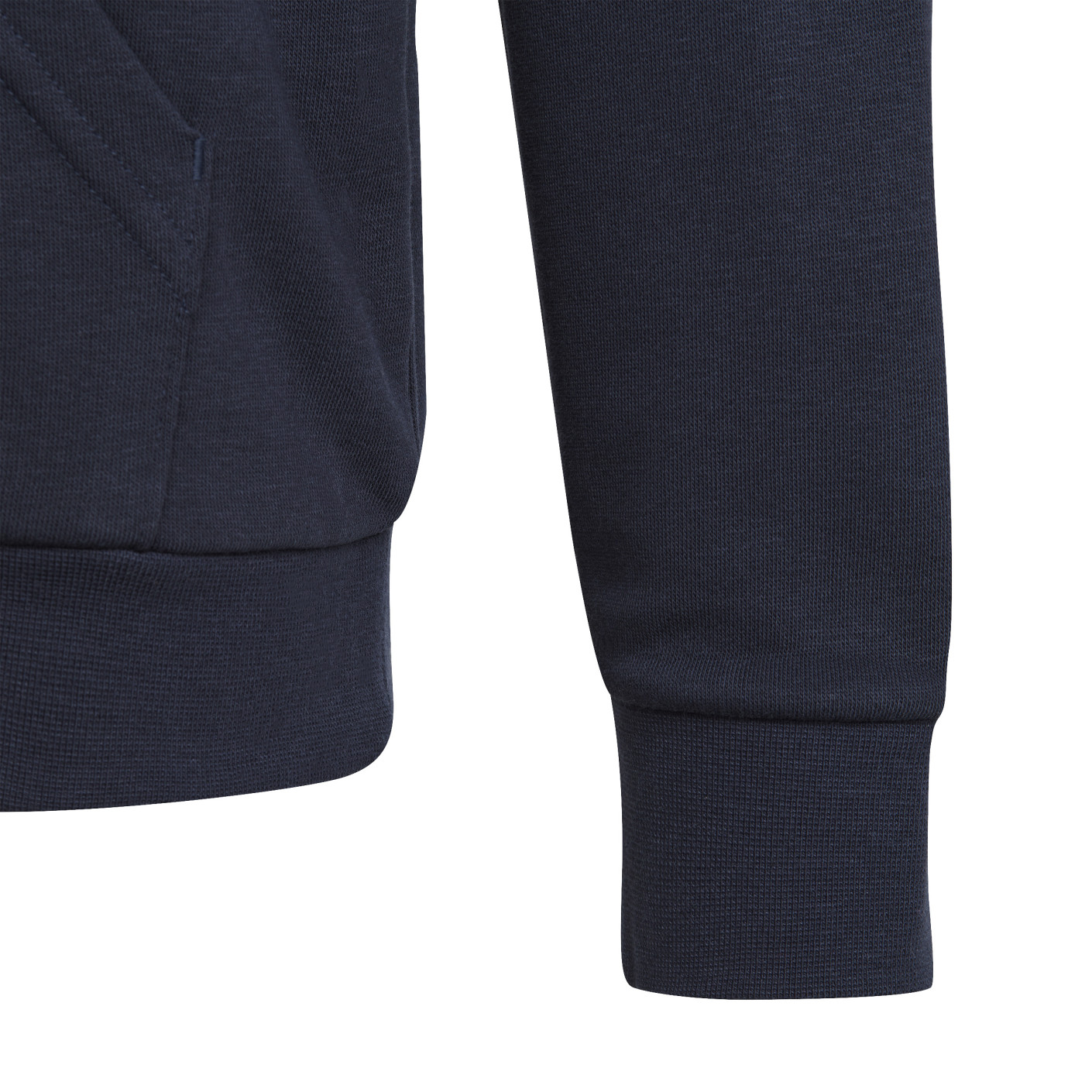 Adidas Essentials Big Logo Hoodie Kids Donkerblauw Wit