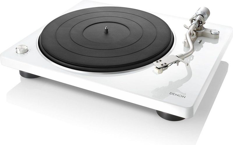 Denon - DP-400 - Platenspeler - Weiss - Riemen aangedreven